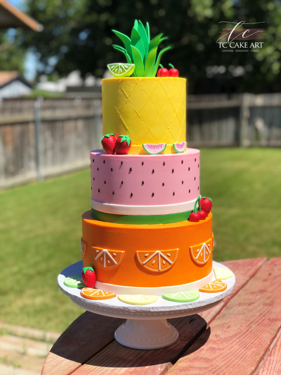 Fruit Summer Cake – TC Cake Art