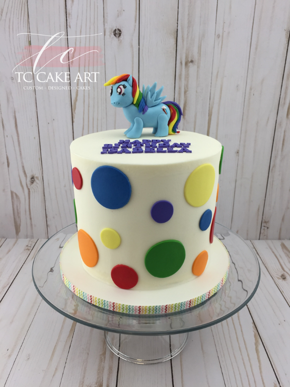 15 Amazing Rainbow Dash Cake Ideas & Designs