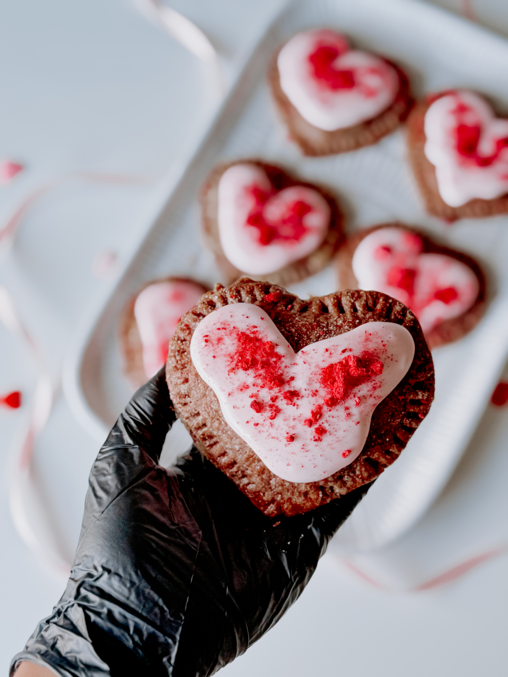 Set of 4 Chocolate Raspberry Hand Pies - Image 2