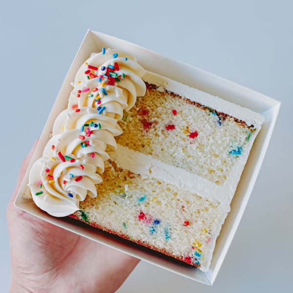 Funfetti Cake Slice
